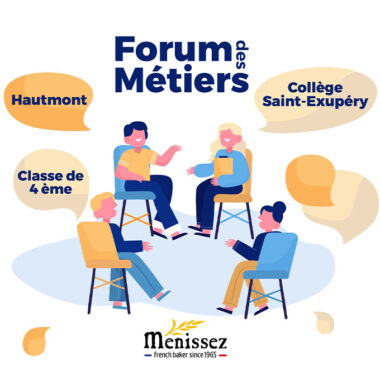 Visuel du Forum des Métiers 2025 au Collège Saint-Exupéry à Hautmont